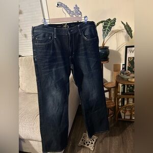 Helix Slim Boot Jeans Size 38x32 Dark wash bootcut pants